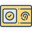 Accepted Fingerprint Biometric Icon