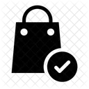 Accepted Shopping Bag Icon