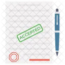 Accepted Paper Approved Paper Confirmed Document Icon