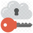 Cloud Informatique Securite Icône