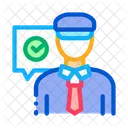 Acces Policier Securite Icon