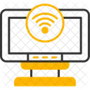 Acces Internet Travail A Distance Connectivite Icon