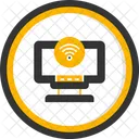 Acces Internet Travail A Distance Connectivite Icon