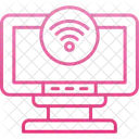 Acces Internet Travail A Distance Connectivite Icon