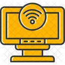 Acces Internet Travail A Distance Connectivite Icon