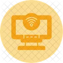 Acces Internet Travail A Distance Connectivite Icon