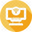 Acces Internet Travail A Distance Connectivite Icon