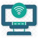 Acces Internet Travail A Distance Connectivite Icon