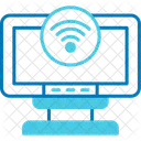 Acces Internet Travail A Distance Connectivite Icon