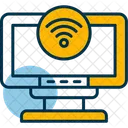 Acces Internet Travail A Distance Connectivite Icon