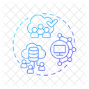 Accesibilidad Acceso A Datos Democratizacion De Datos Icono