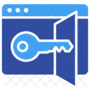 Acceso Seguridad Inicio De Sesion Icono