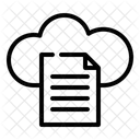 Acceso a archivos en la nube  Icono