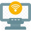 Acceso A Internet Trabajo Remoto Conectividad Icono