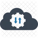Acceso A La Nube Computacion En La Nube Control De La Nube Icono