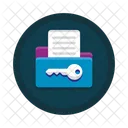 Acceso A Archivos Documentos Cifrado Icon