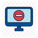Acceso Denegado Ciberseguridad Proteccion Icono