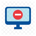 Acceso Denegado Ciberseguridad Proteccion Icono