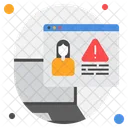 Acceso No Autorizado Ciberseguridad Violacion De Datos Icon