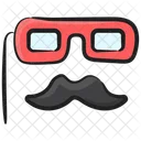 Gafas Bigote Accesorios De Fiesta Icono