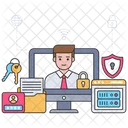 Access Secure User Secure Profile Icon