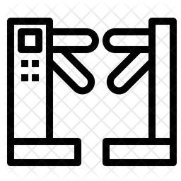 Access Control Icon - Download in Line Style