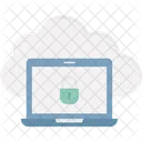 Access Control Cloud Cloud Access Security Cloud Computing Concept Icon