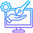 Access Control Key Security Icon