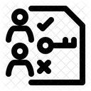 Access Control List Security User Access Icon