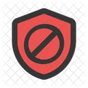 Access Denied Forbidden Shield Icon
