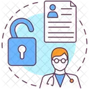 Access to medical records  Icon