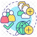 Access to more customers  Icon
