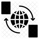 Accesso Remoto Globale Scambio Di Dati Trasformazione Dei Dati Icon