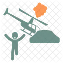 Accident Helicopter Plane Icon
