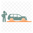 Accident Car Stuck Car Icon