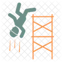 Accident Construction Worker Icon