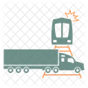 Accident Truck Train Icon