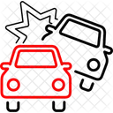 Accidente Coche Colision Icono