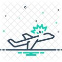 Accidente Explosion Avion Icono