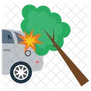 Accidente automovilistico  Icono