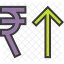 Acciones Finanzas Rupia Icono