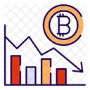 Acciones de bitcoin  Icono