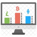 Acciones Comercio En Linea Icono