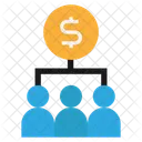 Inversor Accionista Dinero Icono