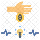 Accionista Inversion Startup Icono