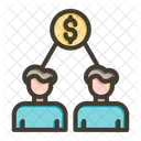 Inversor Accionista Dinero Icono