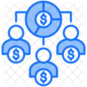 Accionista Dinero Negocios Icono