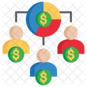 Accionista Dinero Negocios Icono