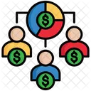 Accionista Dinero Negocios Icono