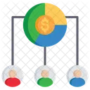 Accionistas Equipo Dinero Icono